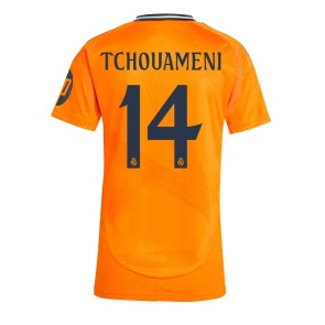 Real Madrid Aurelien Tchouameni #14 Udebanetrøje Dame 2024-25 Kort ærmer